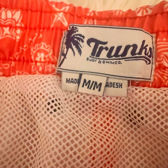 Trunks Surf & Swim Co. Men’s Swim Trunks Shorts Palm Printed Men’s Size M NWOT - Picture 4 of 12